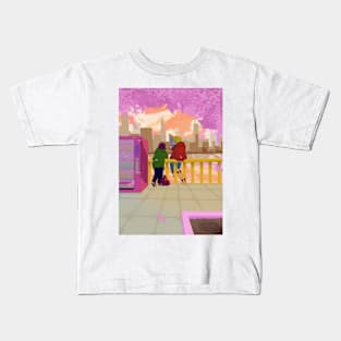 City Skyline Kids T-Shirt